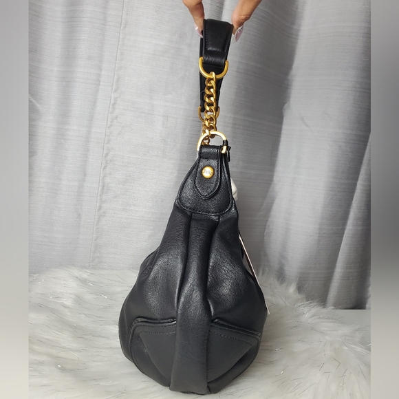 JUICY COUTURE Liquorice Black Juicy Romance Hobo Shoulder Bag - Picture 6 of 10